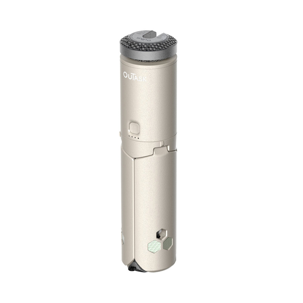 Lampe télescopique LED extérieure OuTask Jaune Désert, 720°, éclairage portable pour activités outdoor