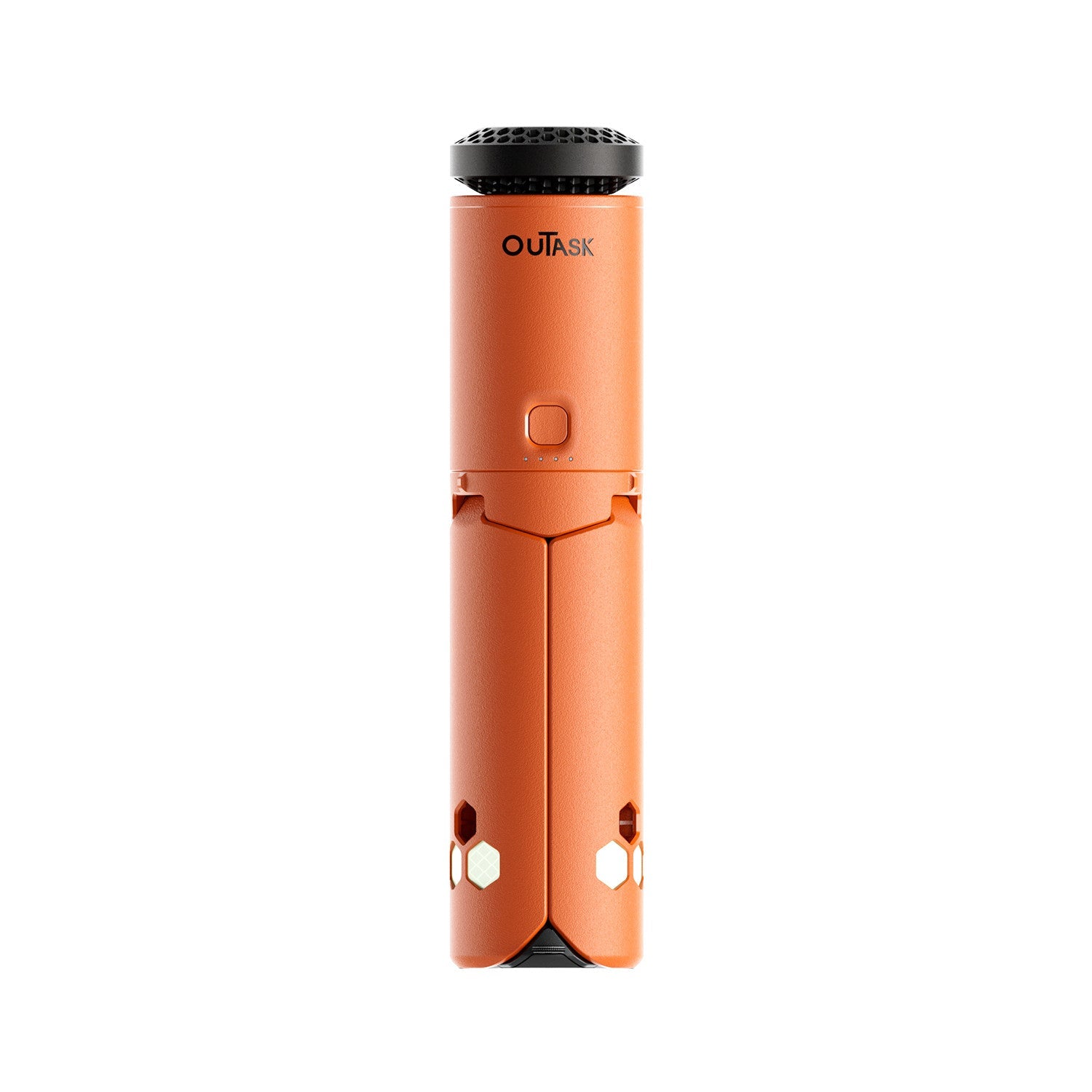 Lampe LED télescopique orange OuTask, éclairage extérieur à rotation 720°, idéale pour le camping et l'extérieur
