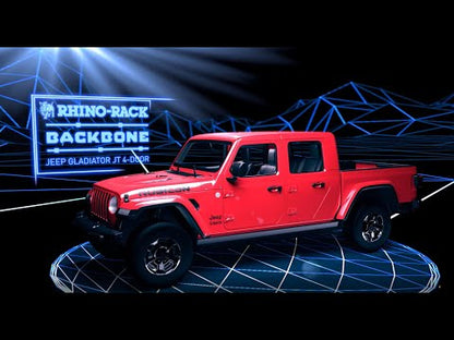 Kit de 2x Barres de toit 1500mm Backbone - Jeep Gladiator JT - RHINO-RACK