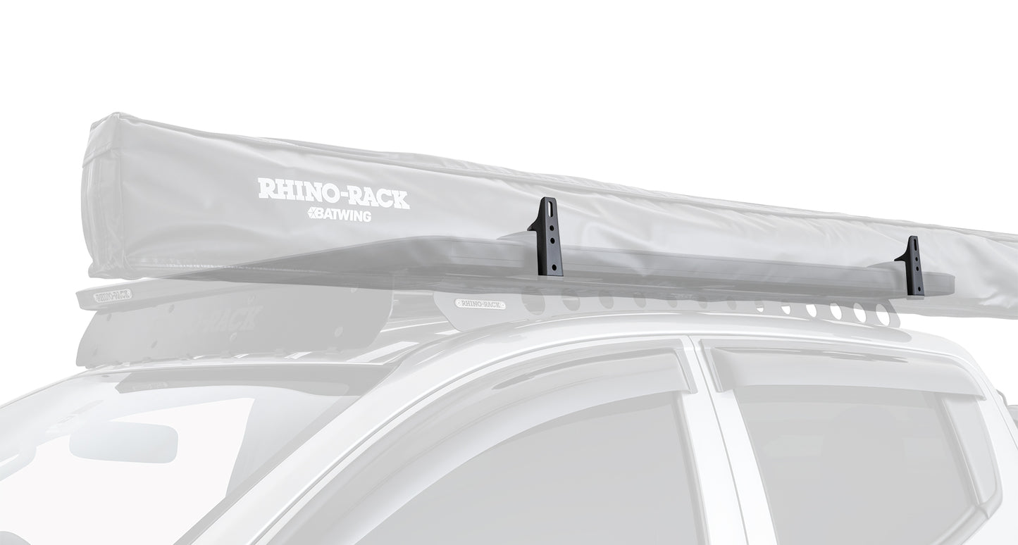 Adaptateur STOW iT pour auvent Batwing 4x4 Offroad de Rhino-Rack, accessoire pratique pour véhicules tout-terrain.