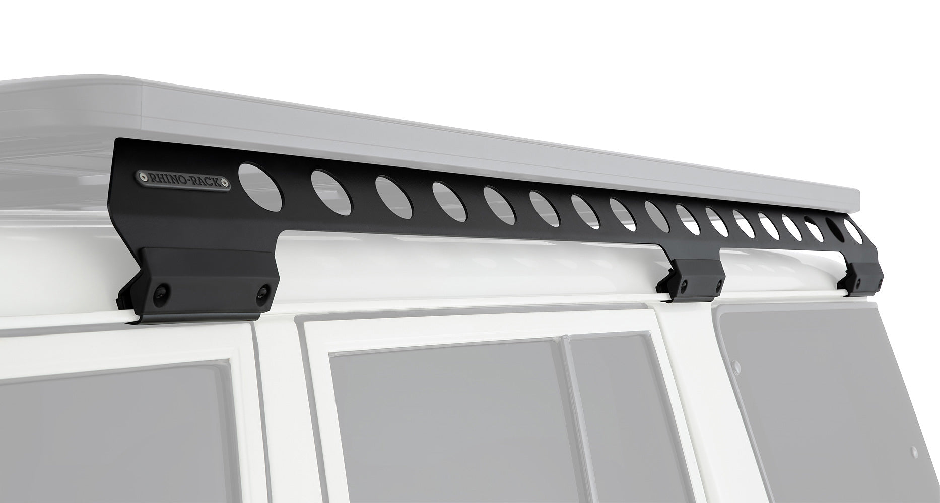 Support de galerie Pioneer pour Land Cruiser 76 Series 4WD, accessoires Rhino-Rack, robuste et compatible avec modèle 2007 et plus.