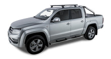 Kit 2 barres de toit noire 1375mm Heavy Duty avec pieds RCH Volkswagen Amarok 2H 2011-2023 - RHINO-RACK sur Xperts4x4 Accessoires 4x4 Off-Road