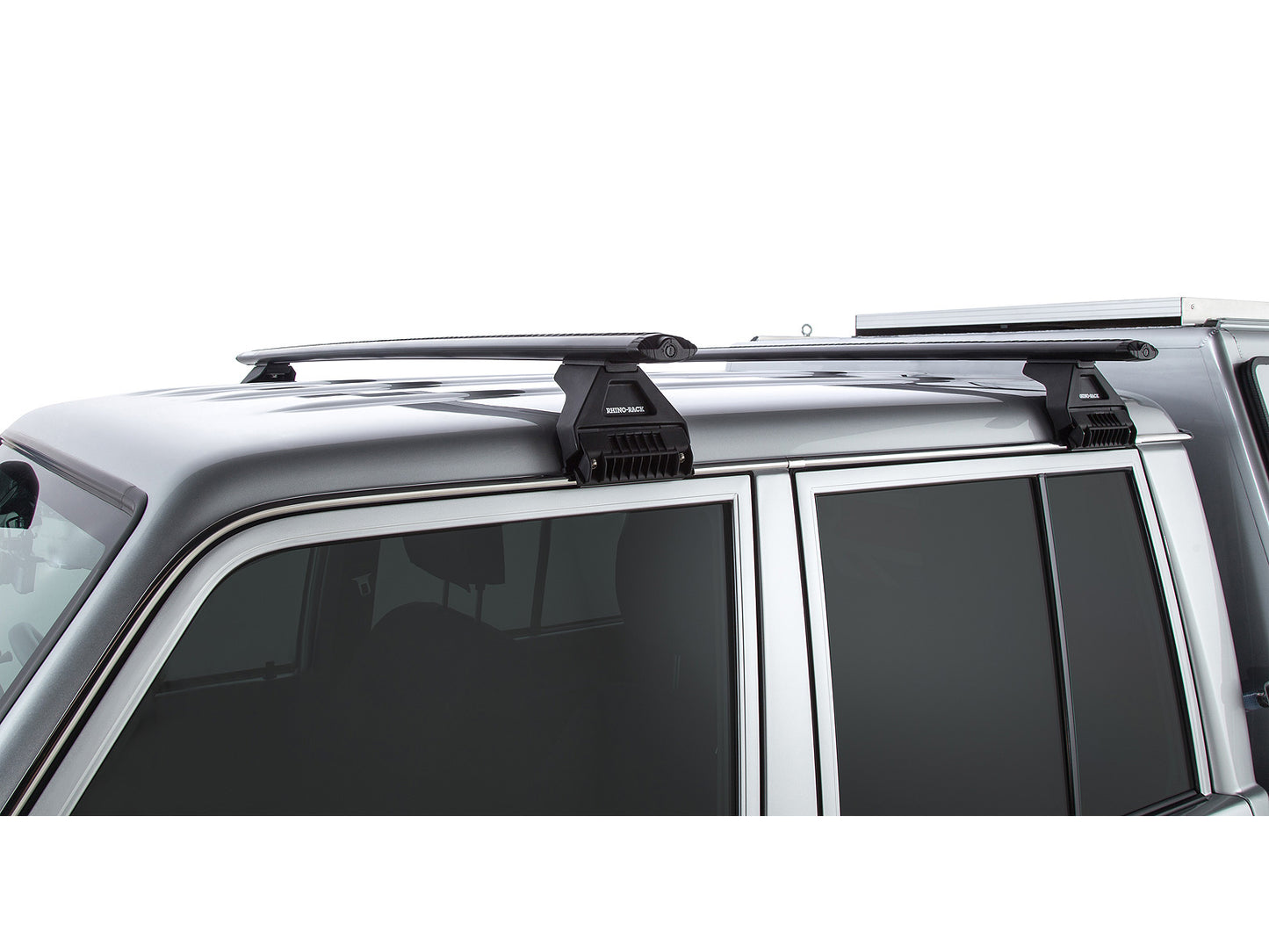 Kit de 2 barres de toit RHINO-RACK Sportz 1500mm pour Toyota Land Cruiser HZJ79 GRJ79 double cab, fixation solide.