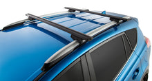 Kit de 2 barres de toit Vortex SX RHINO-RACK pour Toyota RAV4 2012-2019, fixation robuste, vue des barres installées sur le toit.
