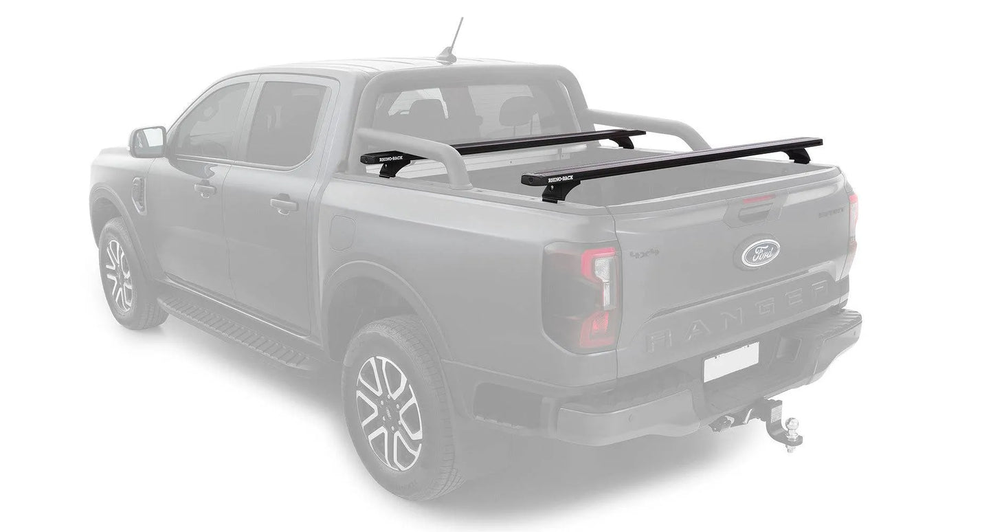 Kit de 2 barres de toit Reconn-Deck RHINO-RACK pour Ford Ranger/Raptor 2023+ nouvelle génération, pour benne.