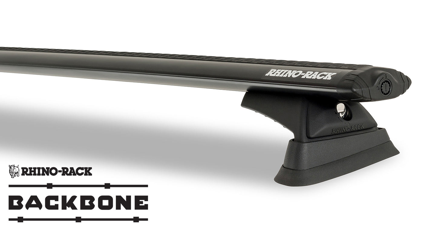 Kit de 2 barres de toit Rhino-Rack Backbone de 1500mm pour Jeep Gladiator JT, montées sur le toit.