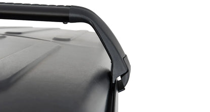 Kit de 2 barres de toit Vortex SG noires pour Jeep JK/JL/JT 4 portes, marque RHINO-RACK, fixation solide pour transport.