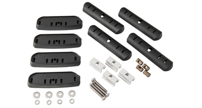 Kit de 2 barres de toit Vortex pour SUV 4x4, marque Rhino-Rack, fixations robustes pour transport sécurisé.