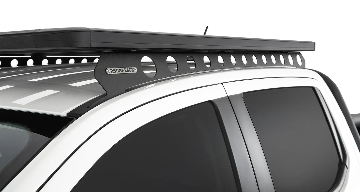 Kit galerie de toit Rhino-Rack Backbone pour Ford Ranger Raptor 2023+, montage robuste, avec barres de toit et supports.