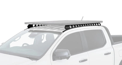 Kit galerie de toit RHINO-RACK Backbone pour Toyota Hilux Revo 2016+, montrant la galerie de toit robuste installée sur le véhicule.