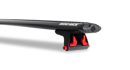 Galerie de toit RHINO-RACK pour Hardtop RSI SMARTCAP Full-Size, compatible RAM, Tacoma, F150, Gladiator, vue de côté.