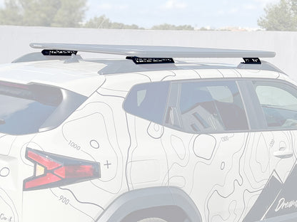 Kit galerie de toit Pioneer RHINO-RACK pour Dacia Duster 2024+, fixation intégrale, dimensions 1300x1240mm, robuste et pratique.