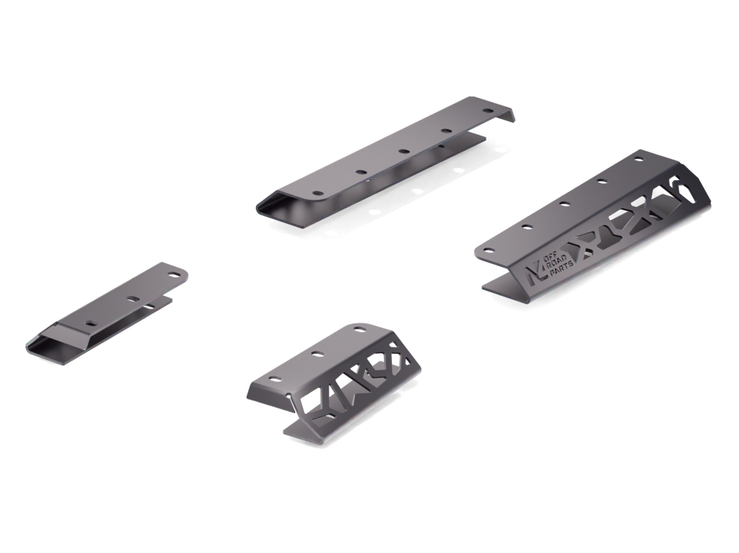 Kit galerie intégrale Pioneer RHINO-RACK pour Dacia Duster 2024+, galerie de toit robuste en acier, fixation solide et design pratique.