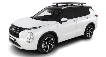 Kit galerie de toit Rhino-Rack Pioneer pour Mitsubishi Outlander Gen4 2021+, dimensions 1300 x 1240mm, montage facile.