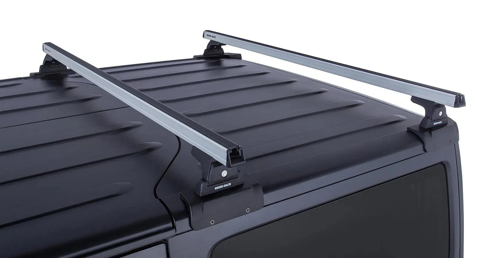 Kit x2 Barres de Toit 1500mm Heavy Duty (Système Backbone) - Jeep Wrangler JK 2 portes - RHINO-RACK sur Xperts4x4 Accessoires 4x4 Off-Road