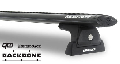 Kit de 2 barres de toit RHINO-RACK Sportz 1500mm pour Jeep Wrangler JK 2 portes, fixation solide pour transport.
