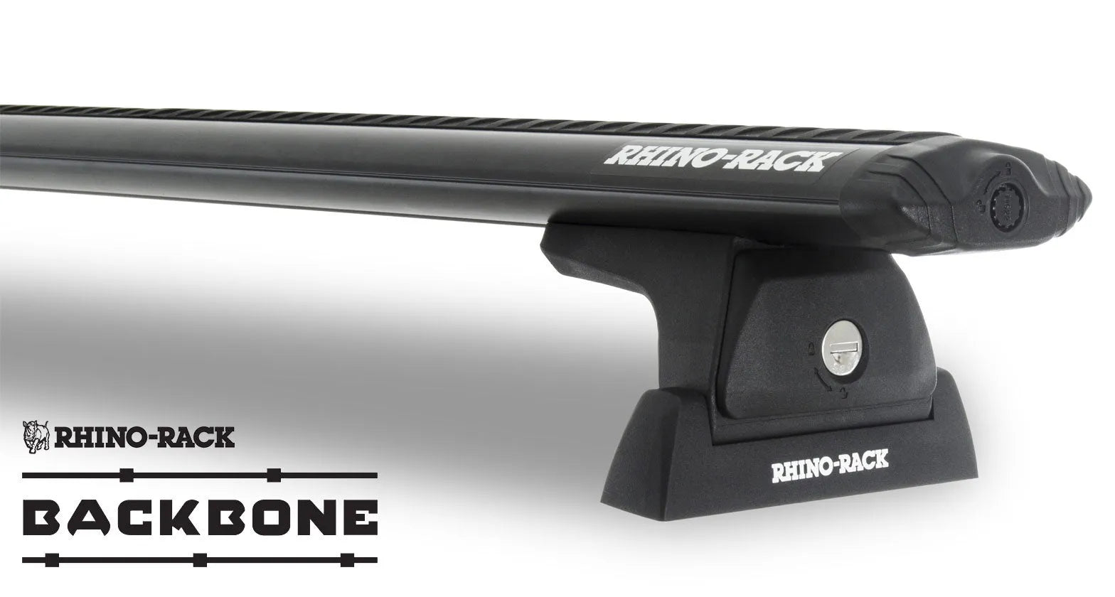 Kit de 3 barres de toit Vortex RHINO-RACK pour Jeep Wrangler JK 4 portes, longueur 1500mm, avec fixation robuste.