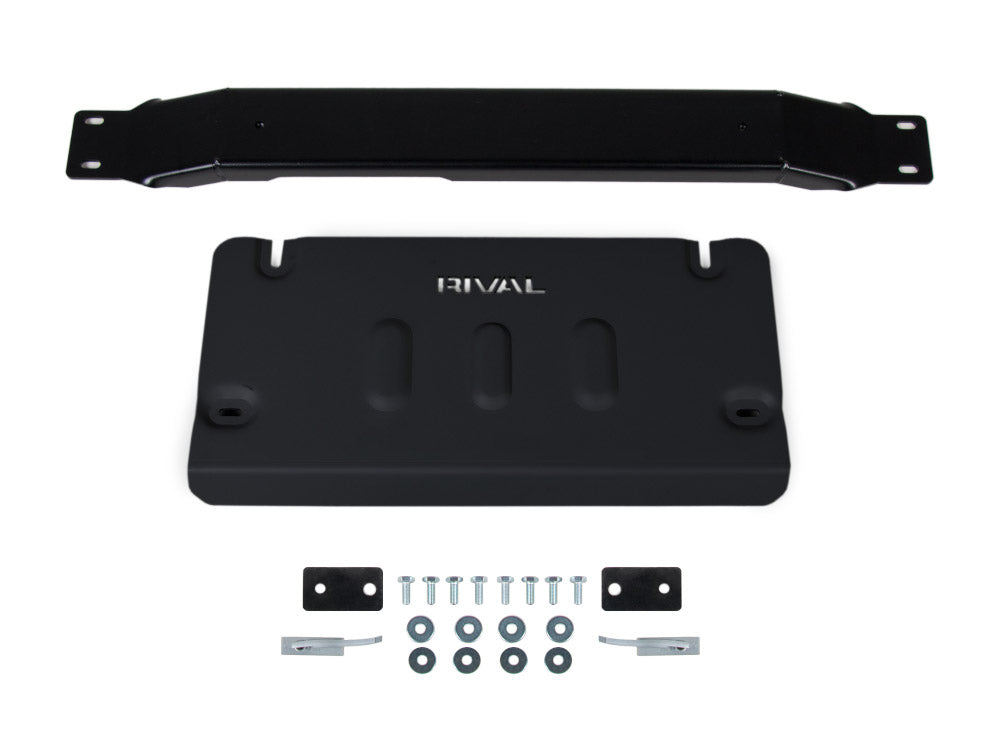 Pack de protections inférieures en acier 3mm pour Ford Ranger 2023+ de la marque RIVAL 4x4, montage robuste et durable.