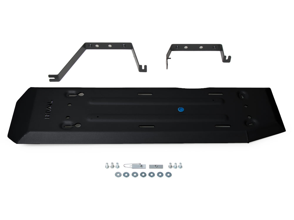 Protection inférieure en acier de 3mm pour Ford Ranger 2023+ par RIVAL 4x4, blindages robustes pour le dessous du véhicule.