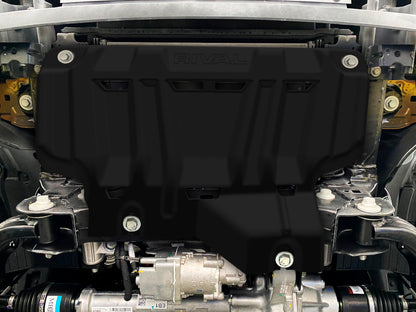 Pack de blindages en acier 3mm pour Ford Ranger 2023+ par RIVAL 4x4, protections inférieures robustes et durables.