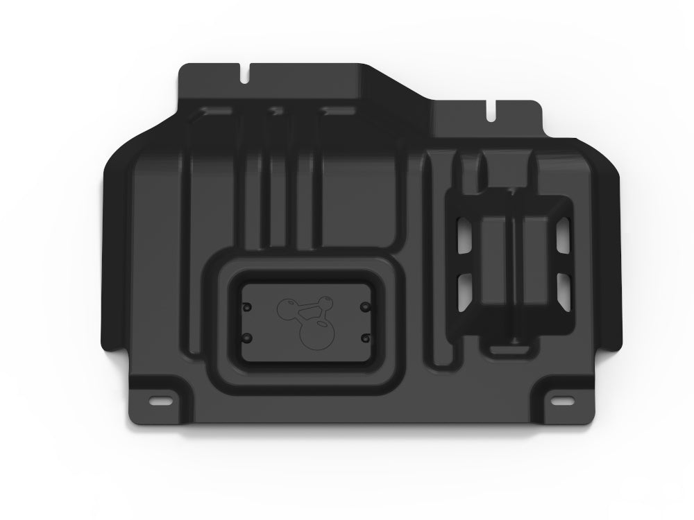 Protection inférieure en acier de 3 mm pour Ford Ranger 2023+ de la marque RIVAL 4X4, protection robuste pour le dessous du véhicule.