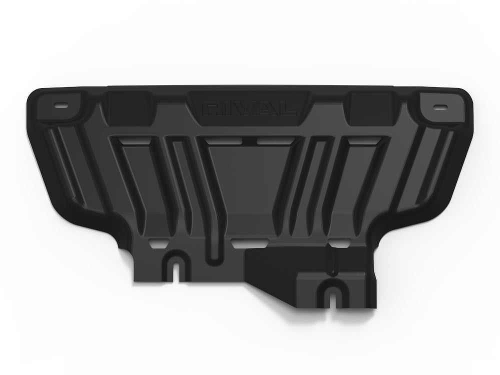 Pack de blindages en acier 3mm pour Ford Ranger 2023+ de la marque RIVAL 4X4, protections inférieures robustes et durables.