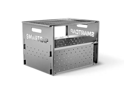 Foyer de barbecue SMARTCAP RSI SMARTCAP en acier avec grille pour cuisson en plein air.