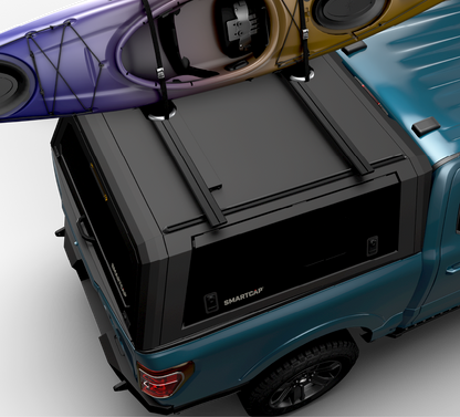 Kit de 2 barres de toit RSI SMARTCAP pour Hardtop, fixation solide pour transport sécurisé, visible sur l'image.