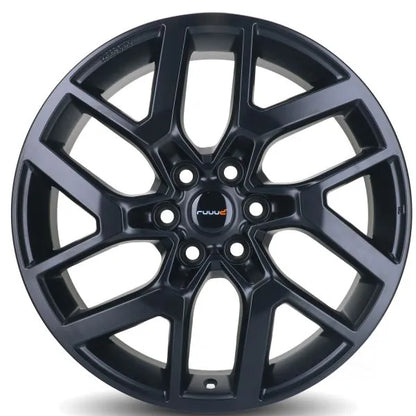 Jante en aluminium RUUUD Bastogne 7,5x19 pouces, noir mat, 6x120 ET52, pour voiture sportive ou SUV.