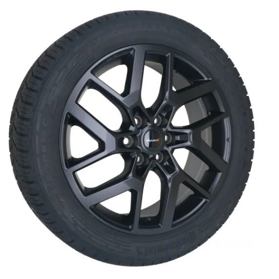 Jante aluminium RUUUD Bastogne 7,5x19, 6x120, ET52, finition noire mat, design moderne pour véhicule.