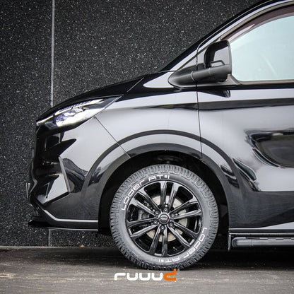 Jante en aluminium RUUUD Namur 7,5x17 pouces, noir brillant, 6x125 mm, ET50, CTR74.1, pour voiture.