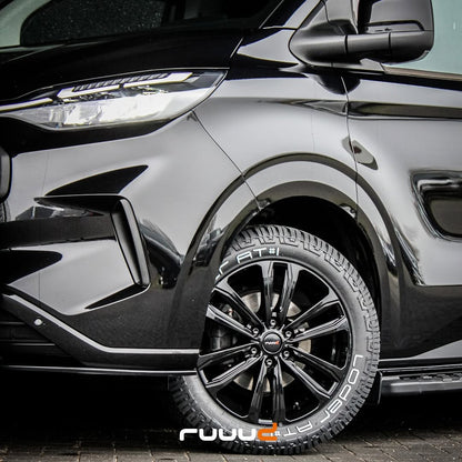 Jante en aluminium RUUUD Namur 7,5x17 en noir brillant, 6x125 mm, ET50, CTR 74,1 mm, pour voiture.