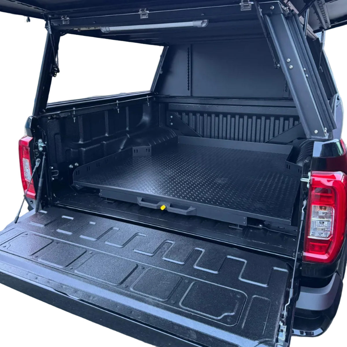 Plateau coulissant RUUUD pour MAXUS T90/T60 Double Cab 2022, robuste et pratique pour le chargement.