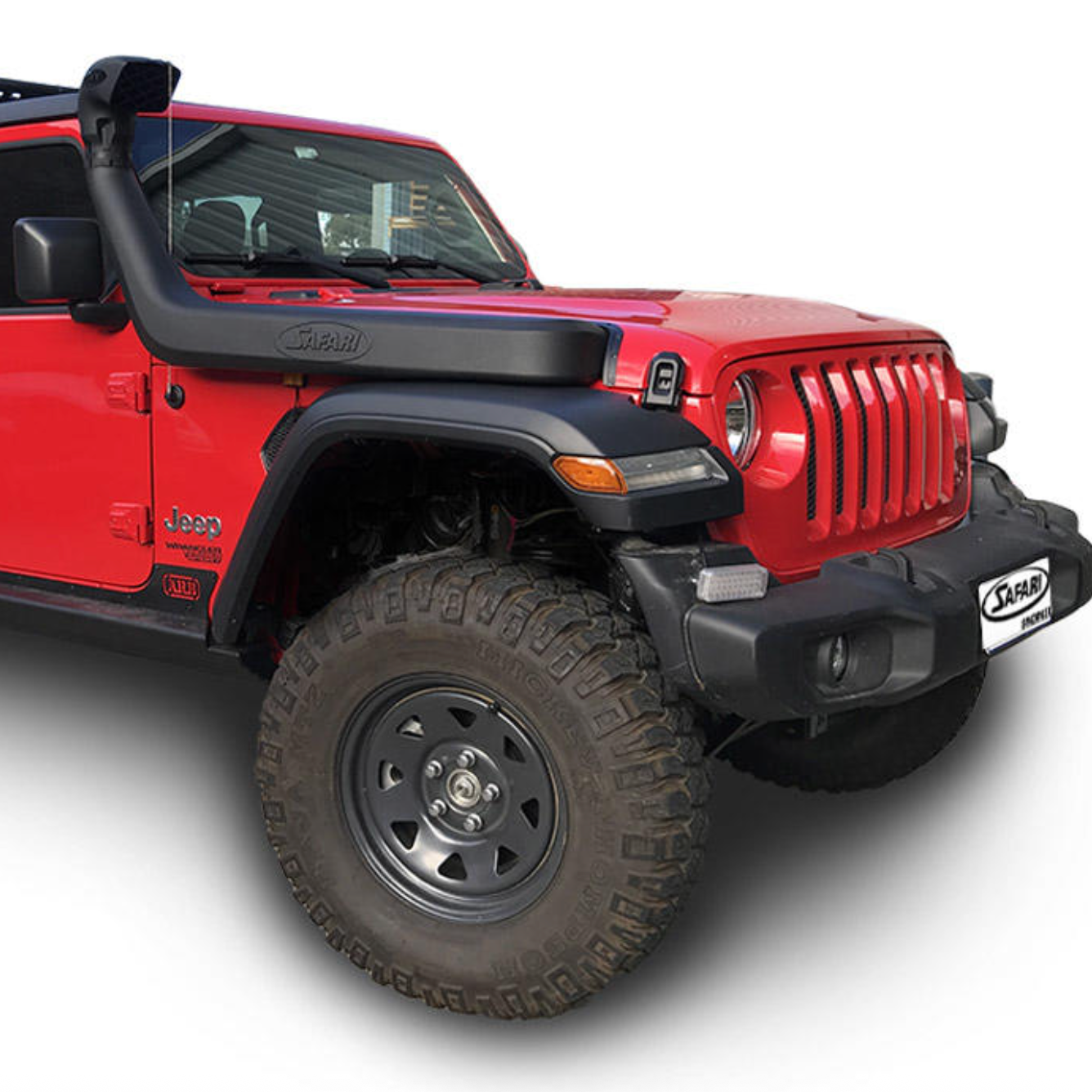 Tube de snorkel Safari 4x4 pour Jeep Wrangler JL, équipement de protection pour conduite hors-route.
