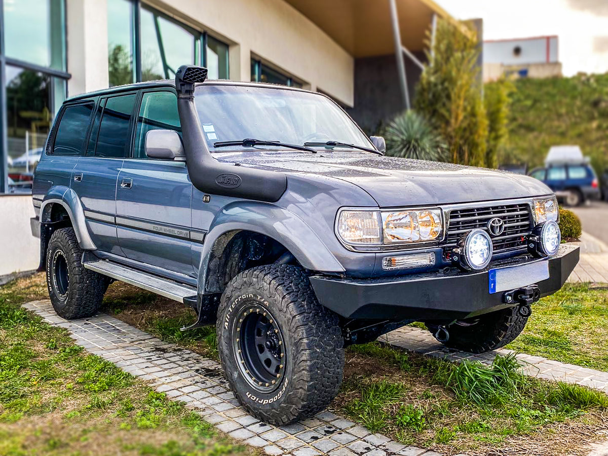 Tube de snorkel Safari 4x4 pour Toyota Land Cruiser 80, équipement de protection pour véhicule tout-terrain.