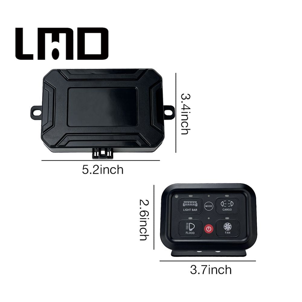 Switch Panel Lumidrive 12V : Centralisez l'Électricité de Votre 4x4 - BYD Shark 2024+