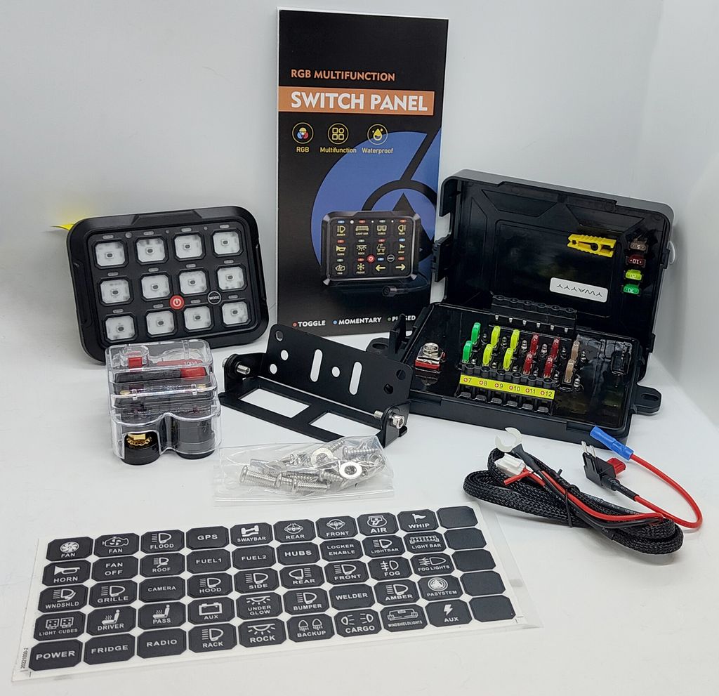 Switch Panel Lumidrive 12V : Centralisez l'Électricité de Votre 4x4 - BYD Shark 2024+
