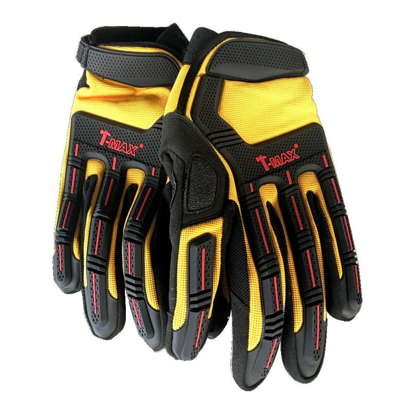 Gants de treuillage Sand-Storm T-MAX, accessoires offroad, protection ultime pour treuils, en tissu durable, couleur sand.