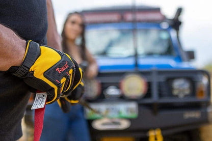 Gants de treuillage Sand-Storm T-MAX, protection ultime Offroad, accessoires pour treuils, conçus pour une utilisation robuste et résistante