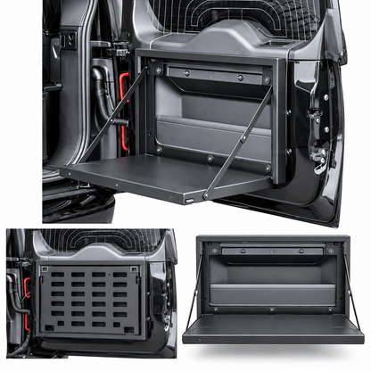 Table Rabattable en Acier pour Porte Arrière Land Rover Defender 2019+ - RUUUD - Defender 110