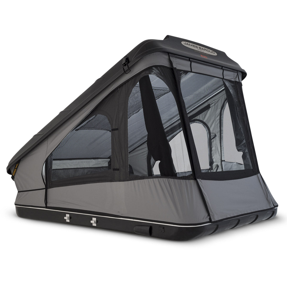Tente de toit Space EVO S/M/XL - James Baroud - ouverture portefeuille sur Xperts4x4 Accessoires 4x4 Off-Road