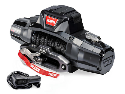 Treuil Warn Zeon XD14-S 6350kg 12V avec corde synthétique, outil robuste pour le levage et le remorquage.