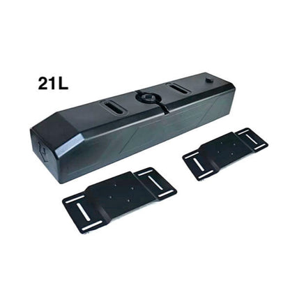Réservoir d'eau latéral Xperts 4x4 avec pompe 12V intégrée, capacité de 17L, en plastique robuste pour véhicule tout-terrain.