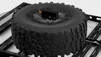 Support pour roue de secours Predator Offroad sur Xperts4x4 Accessoires 4x4 Off-Road