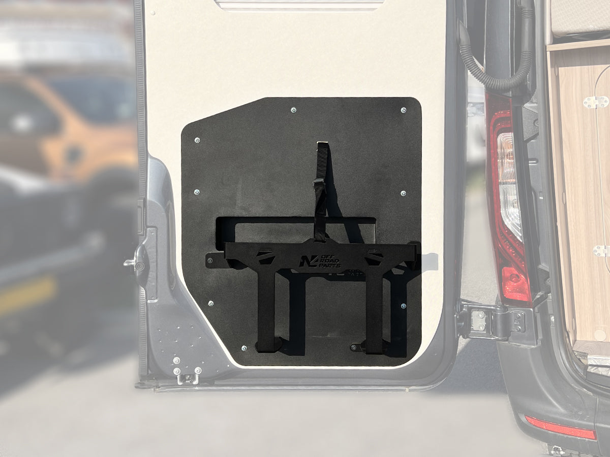 Panneau de porte arrière gauche avec rangement pour Mercedes Sprinter W907 N4-Offroad, accessoire robuste N4 OFFROAD.