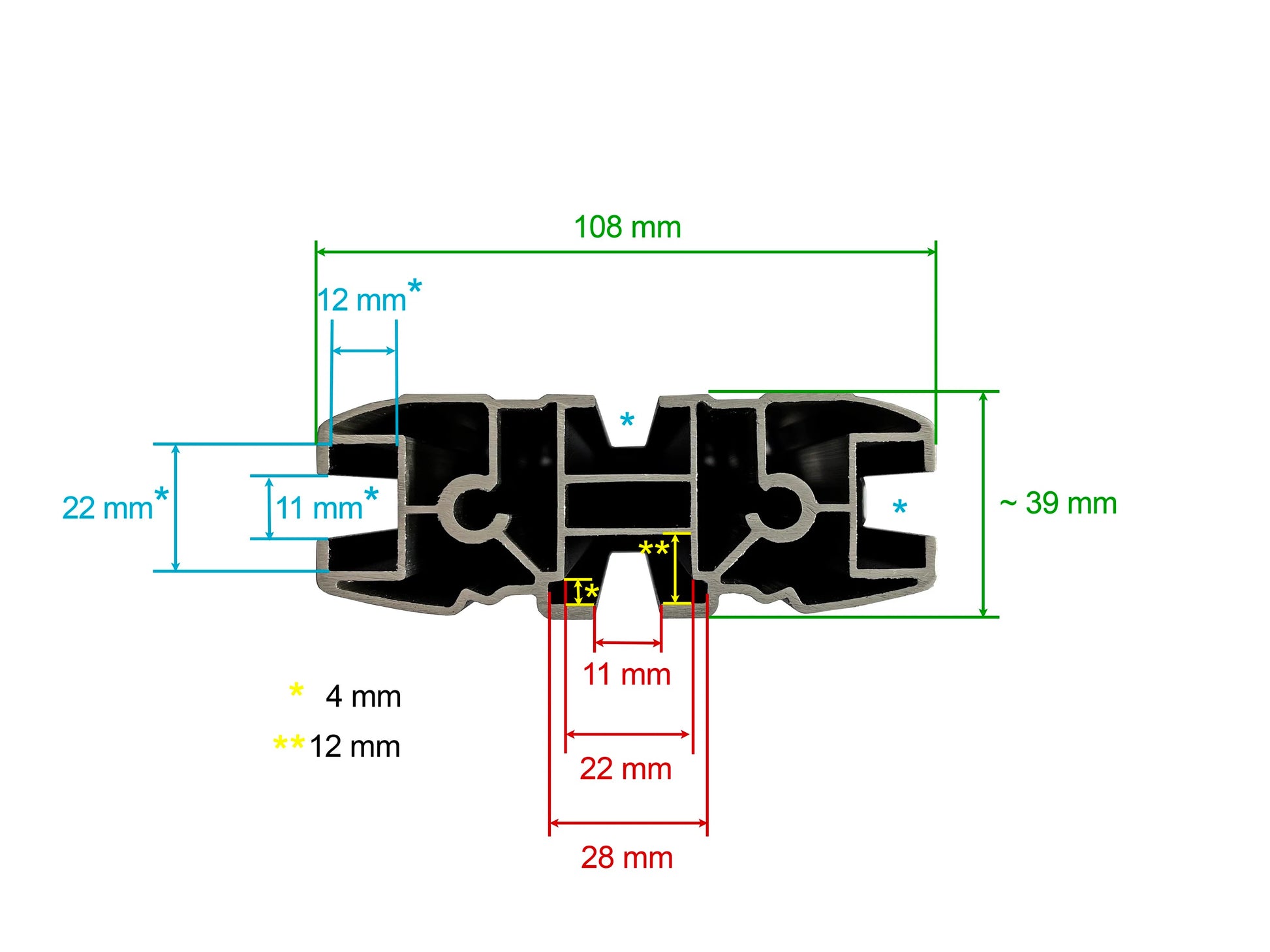Barre de Toit Reconn-Deck Aluminium - Ultra Résistante - RHINO-RACK sur Xperts4x4 Accessoires 4x4 Off-Road