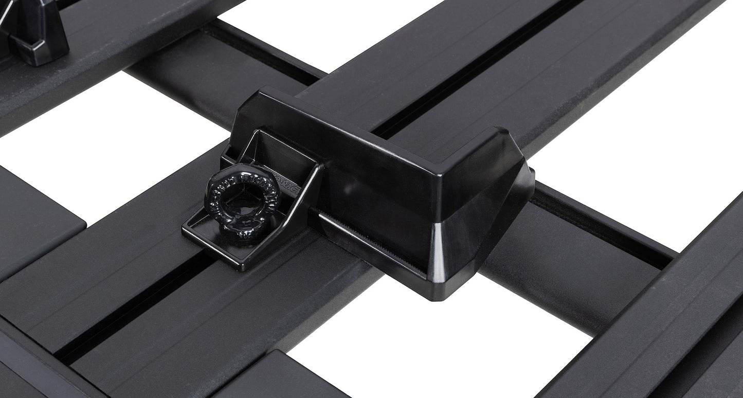 Kit de 4 coins avec anneaux Zwiftlock et sangles de fixation éléments sur galerie. - RHINO-RACK sur Xperts4x4 Accessoires 4x4 Off-Road