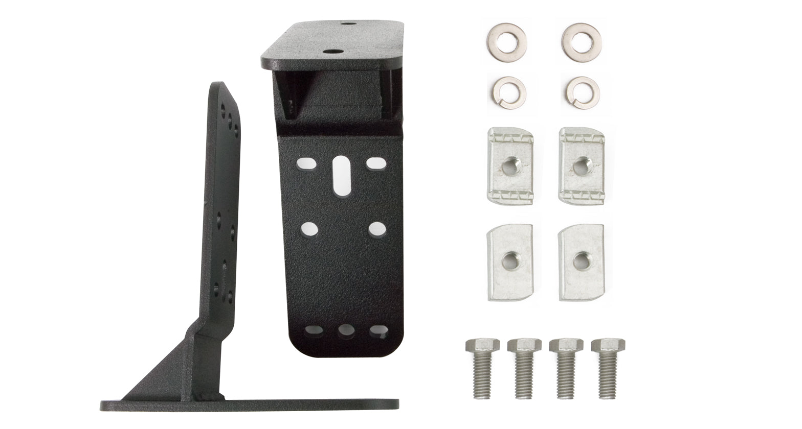 Kit de supports Batwing pour Tracklander Rhino-Rack, accessoires robustes pour porte-bagages et équipements tout-terrain.