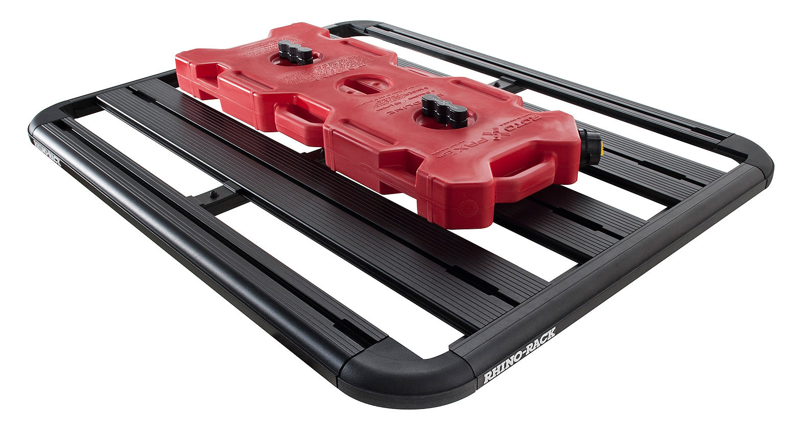 Kit fixation système Rotopax pour galerie Pioneer Rhino-Rack, accessoires robustes pour accessoires de transport tout-terrain.
