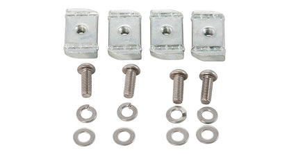 Kit fixation système Rotopax pour galerie Pioneer Rhino-Rack, accessoires robustes pour transport sécurisé.